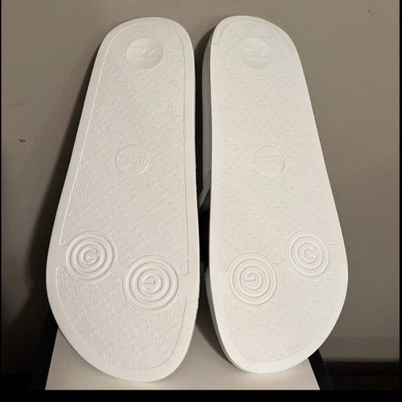 NWT Gucci Men's Signature Stripe Slide Sandals Size 10 - Picture 4 of 4